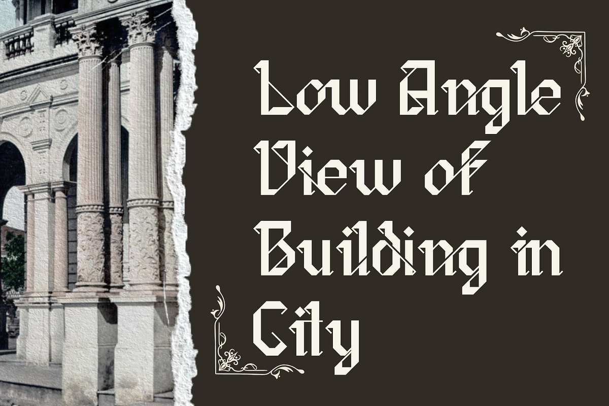 Classical Garments Font, a Blackletter Font by 177Studio (Photo 3 of 9)