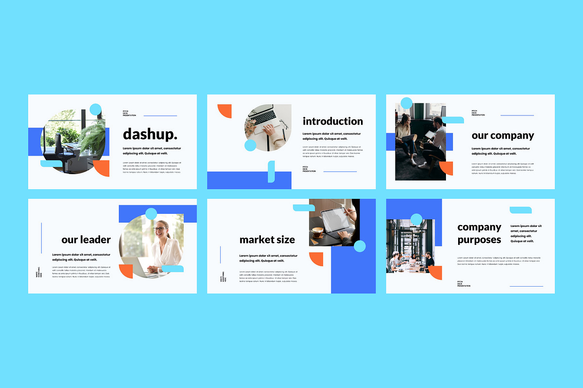 DASHUP - Pitch Deck Presentation, a Presentation Template by Dankudraw (Photo 2 of 6)