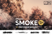 Smoke Photoshop Brushes, a Brush Add-On by Mohamed Saber (Thumbnail 1 of 6)