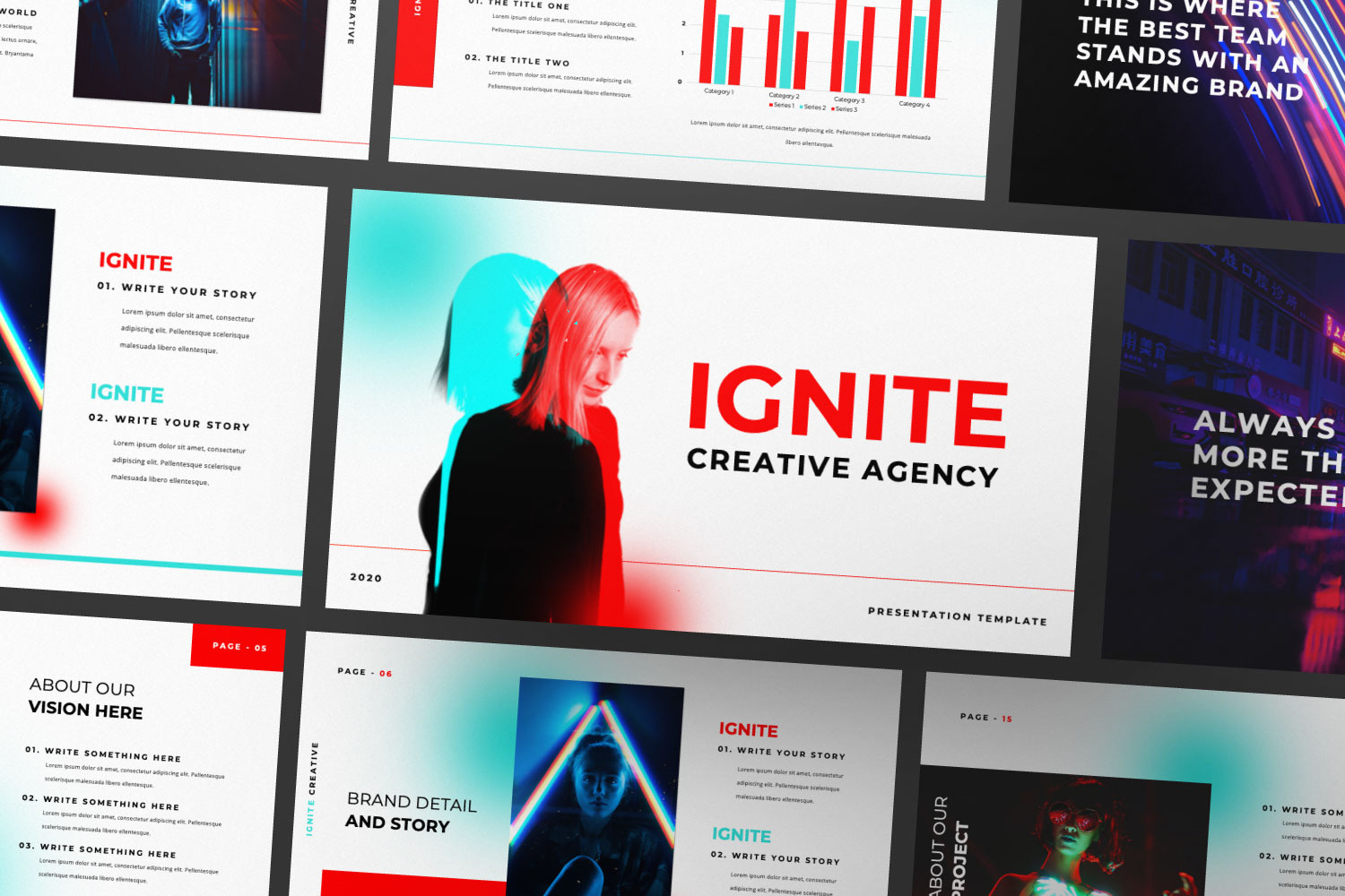 IGNITE Google Slide, a Presentation Template by Portocraft