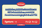 Crunko – Cute Retro Sans Font, a Sans Serif Font by Tiptop Graphic (Thumbnail 5 of 9)