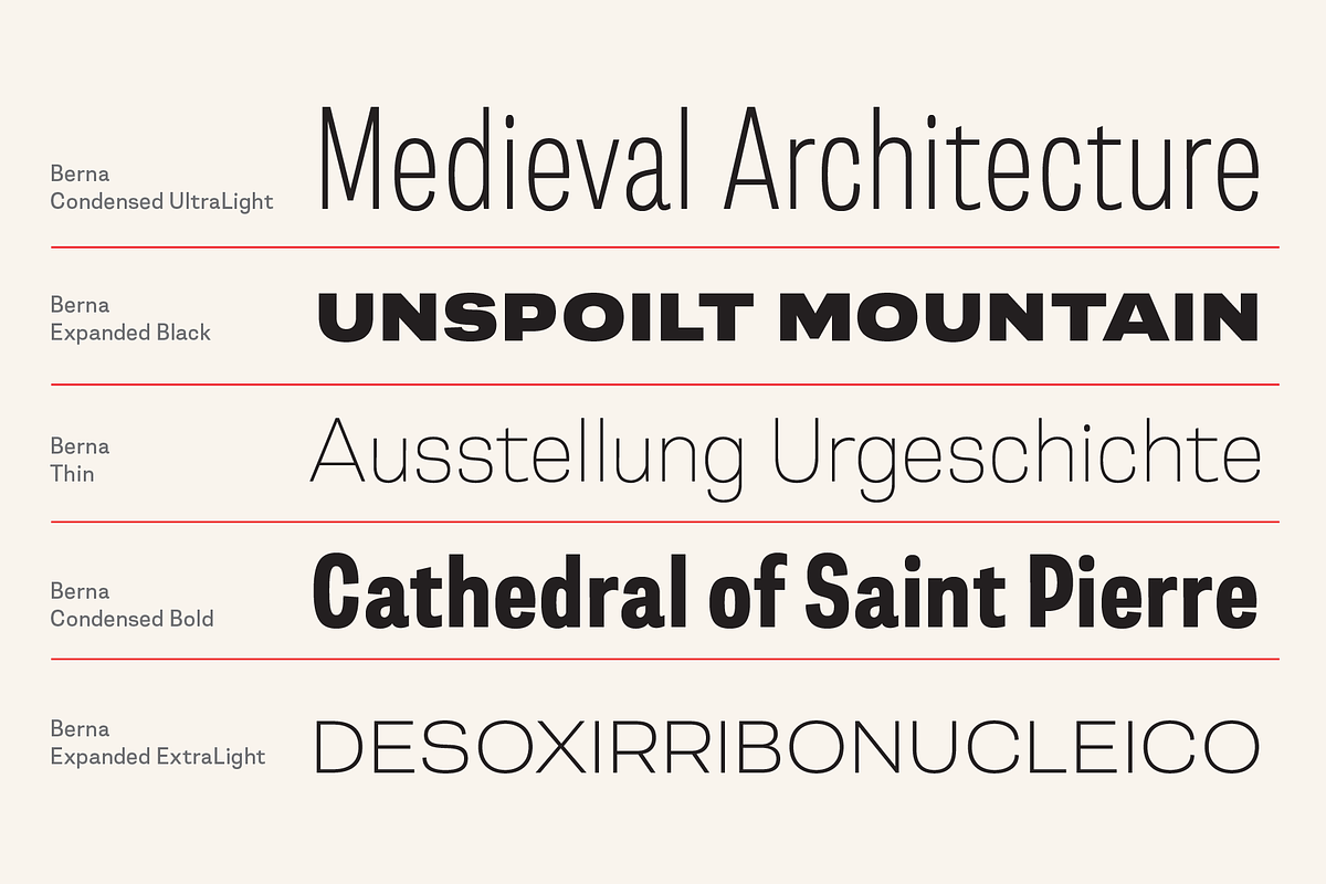 Berna, a Font by Untype (Photo 5 of 12)