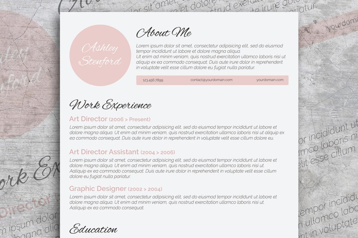Resume Bundle - Get Noticed!, a Resume Template by Visual Impact (Photo 4 of 6)