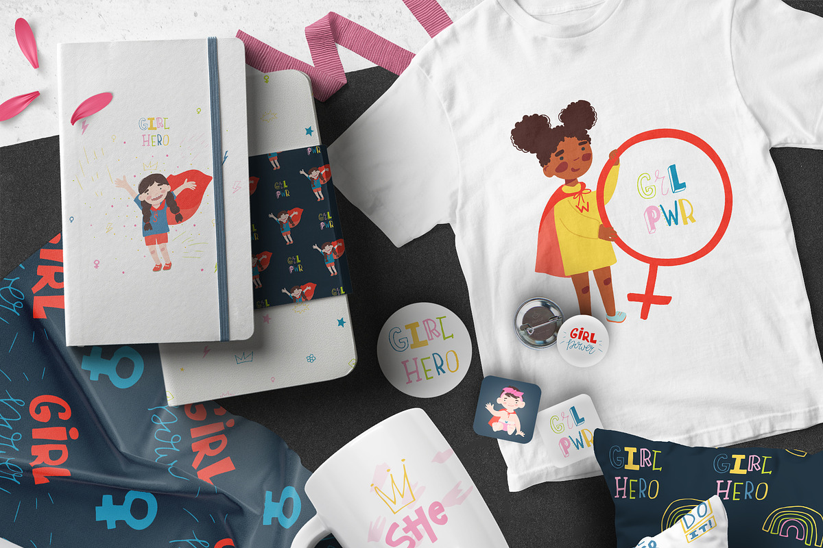 Girl power collection, an Illustration by Kate Art (Photo 6 of 9)