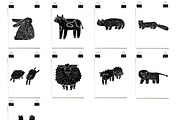Cute animals BUNDLE, an Animal Illustration by Mii Lab (Thumbnail 6 of 20)