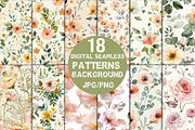 Romance Floral, Watercolor clipart, an Illustration by DreamCafeArt (Thumbnail 3 of 6)