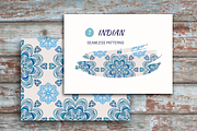 7 indian seamless patterns, a Pattern Graphic by TATIANA_GERICH (Thumbnail 4 of 4)