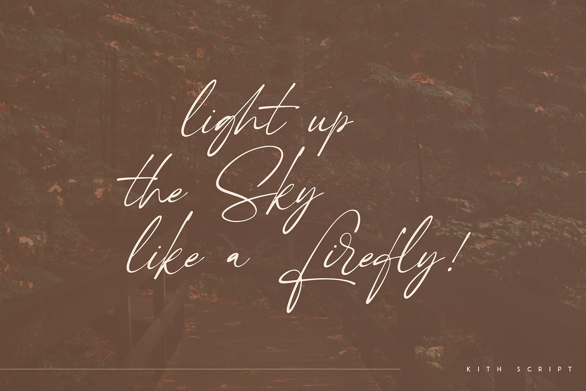 Kith - handmade script, a Script Font by Only Fonts (Photo 5 of 10)