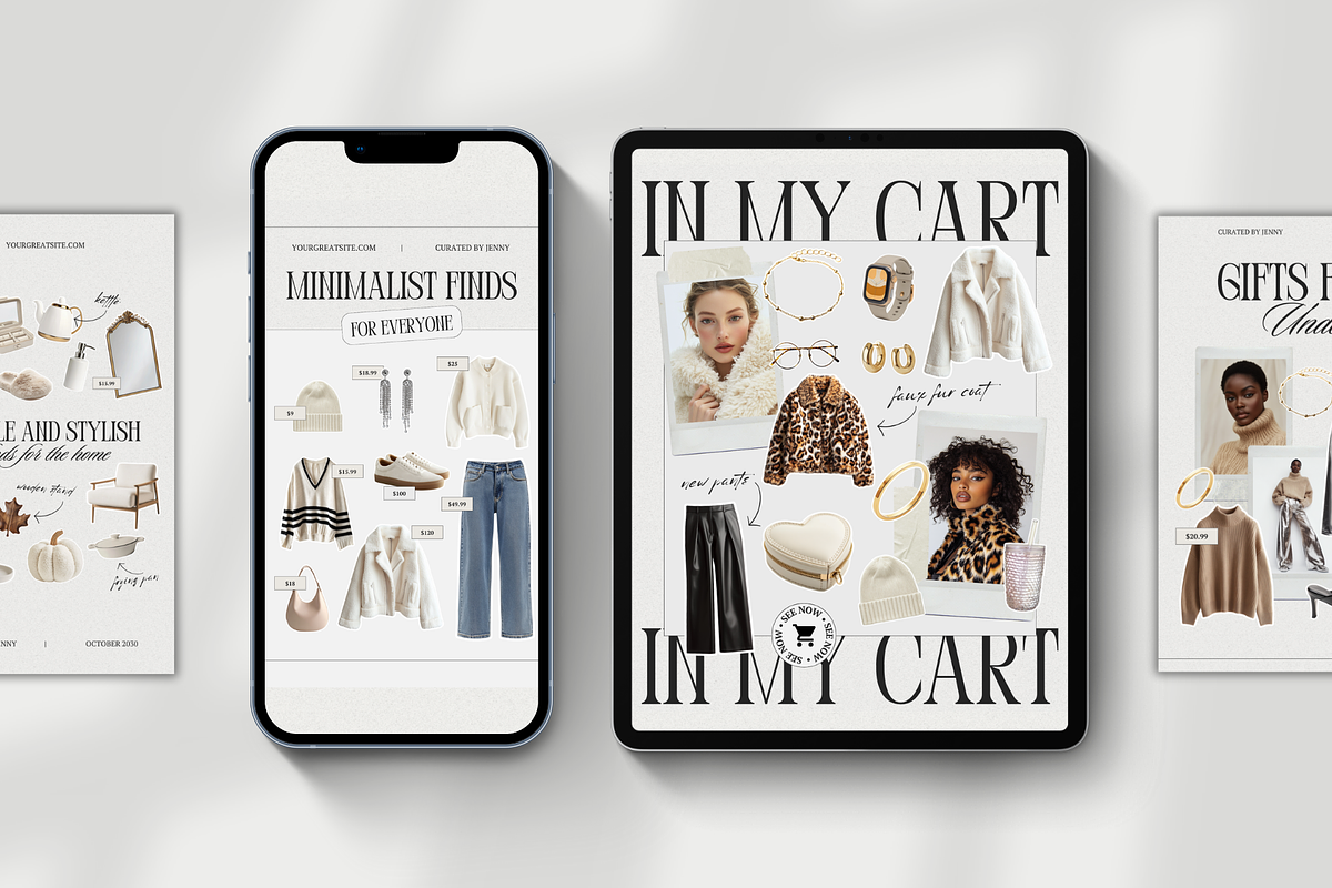 LTK Instagram Collage Canva Bundle, a Social Media Template by Xenié Creative (Photo 2 of 10)
