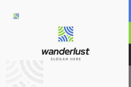 Travel Geometric Minimal Logo