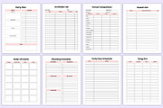 2025 Event & Party Planner Canva Kdp, a Stationery Template by Mustafiz (Thumbnail 4 of 7)