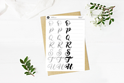Faux Calligraphy workbook, a Templates & Theme by tatiananemna (Thumbnail 3 of 3)