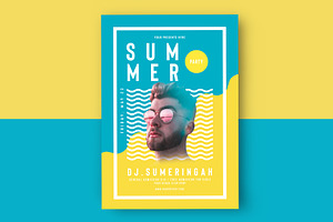 Summer Party Flyer, a Flyer Template by lilyshop