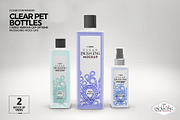 Clear Squared PET 3Bottles Mockup, a Packaging Mockup by INCDesign (Thumbnail 6 of 10)