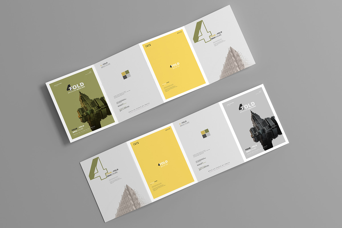 A4 Four Fold Brochure Mockups, a Print Template by pmvch (Photo 8 of 11)