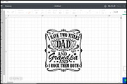 I Have Two Titles Dad & Grandpa SVG, an Object Graphic by BeeCraftR (Thumbnail 3 of 3)