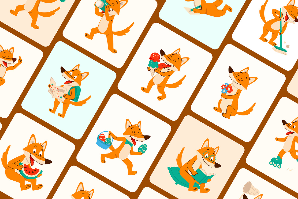 50 Fox Vectors Illustration, an Animal Illustration by Brickclay (Photo 8 of 10)