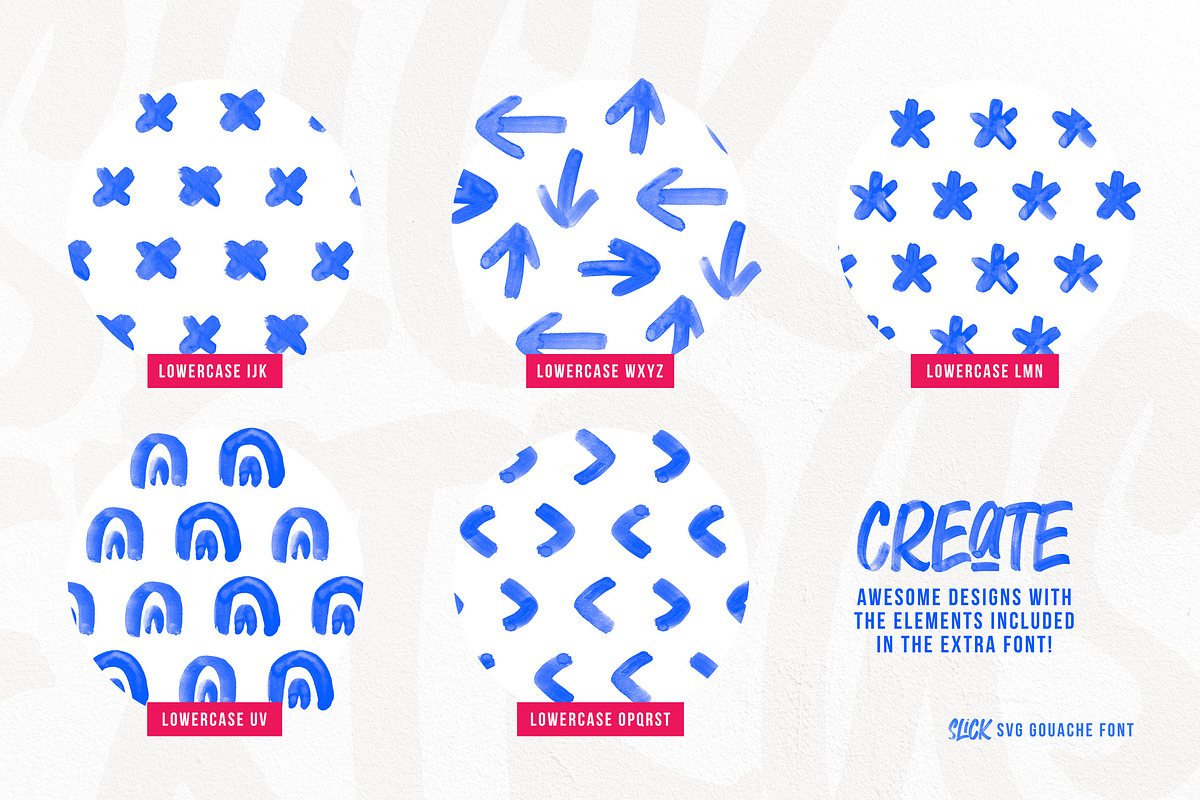 Slick SVG Brush Font + Extras, a Handwritten Font by The Paper Town (Photo 13 of 14)