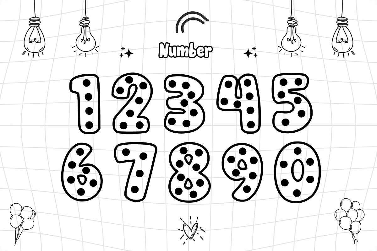 Creative Park - Decorative Font, a Font by KiddoGlyphs Studio (Photo 5 of 5)