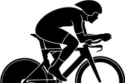 Cycling Sport Silhouette Bundle, an Illustration by Designs_River (Thumbnail 13 of 38)