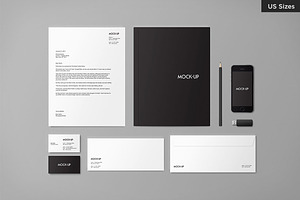 Stationery Mock-up - US Sizes