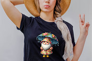 Flower Girl Gnomes Sublimation Clipa, an Illustration by SVGArt (Thumbnail 2 of 8)