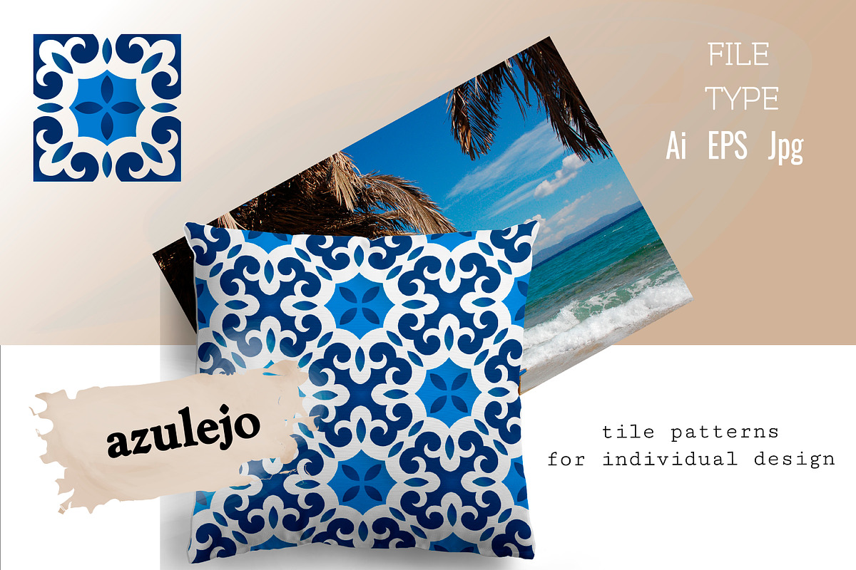 Set of 50 AZULEJO TILES templates, a Pattern Graphic by DeMih (Photo 4 of 8)