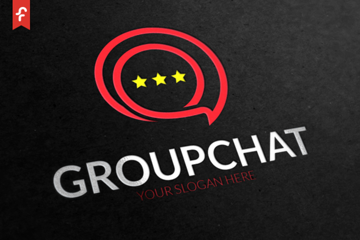 Group Chat Logo, a Branding & Logo Template by ft.studio