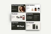 Raye Brand Guidelines Template, a Presentation Template by slidestock55 (Thumbnail 6 of 13)