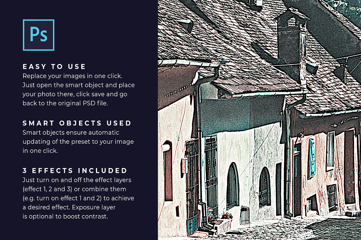 Old Bleach Photoshop Effect, a Templates & Theme by velvetmade.designs (Photo 12 of 12)