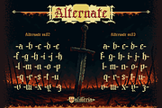 Valmeria - Medival Pixel, a Serif Font by Burntilldead (Thumbnail 6 of 12)