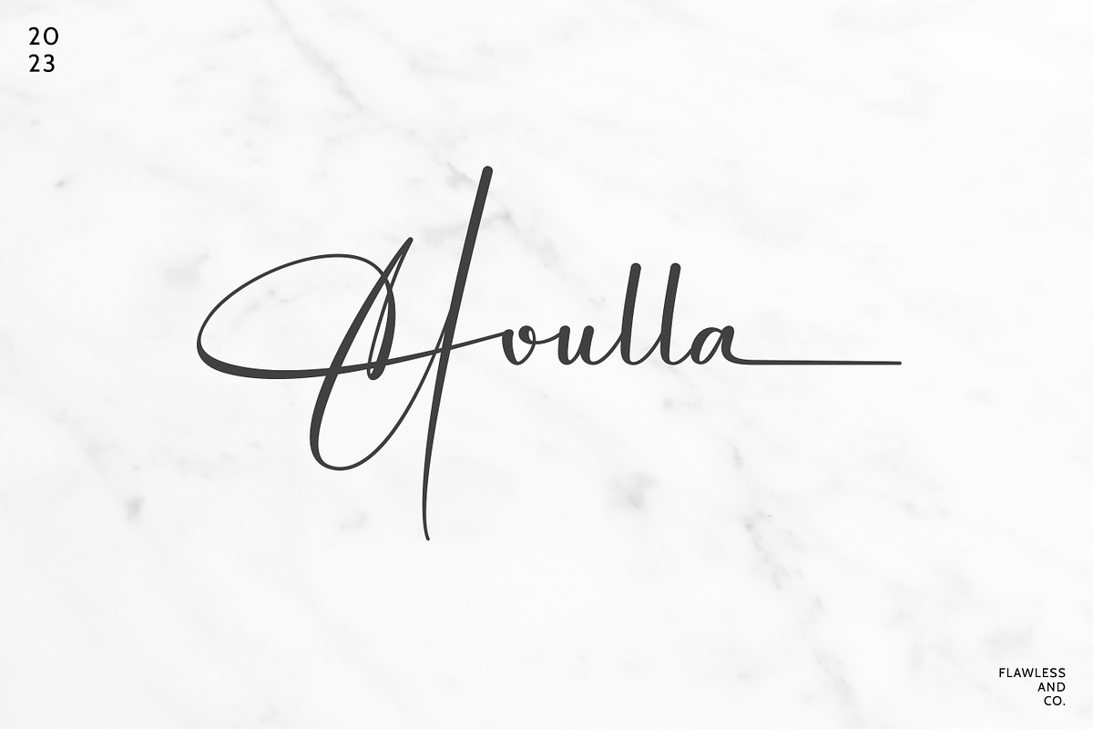 Magellin - Elegant Signature Script, a Script Font by Flawless And Co (Photo 4 of 10)