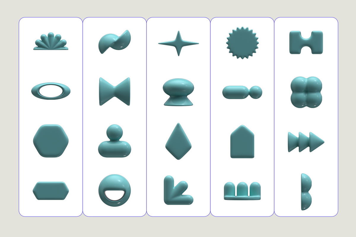 Abstract Shapes, an Object Graphic by BigWeek (Photo 6 of 9)