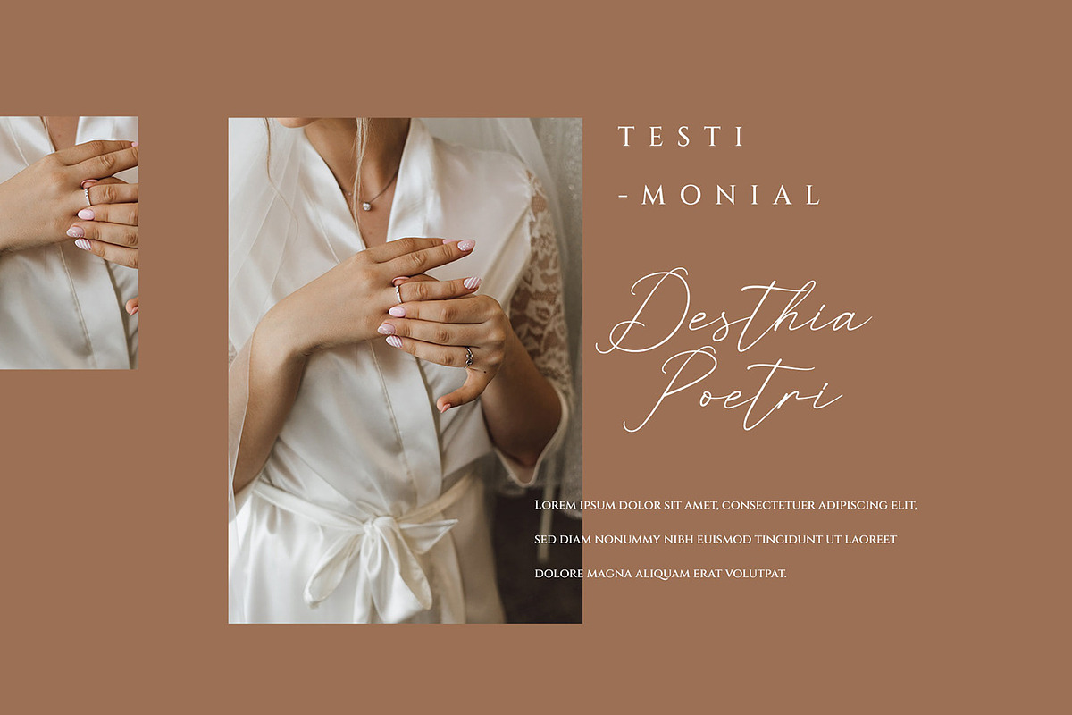 Oriella - Luxury Handwritten Font, a Handwritten Font by RantautypeStudio (Photo 10 of 13)