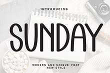 Sunday | Script Font