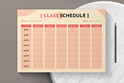Class Schedule, a Stationery Template by MightyDesign (Thumbnail 2 of 6)