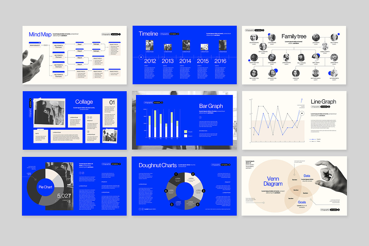 Modern Infographic Templates, a Presentation Template by BrandPacks (Photo 2 of 6)