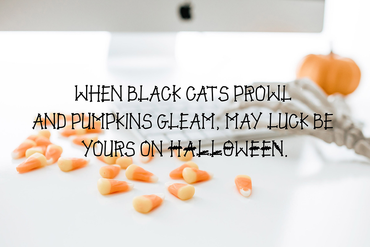 JACK MYERS Halloween Font Family preview 6