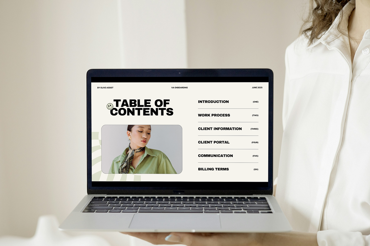 Virtual Assistant Onboarding Kit, a Presentation Template by Branding Babe Co. (Photo 10 of 10)