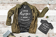 T-Shirt Mockup Bundle Bella Canvas, a Shirt Mockup by lock and page (Thumbnail 21 of 71)