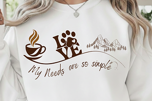 My Needs Are Simple PNG SVG, a Graphic by Vector Portal