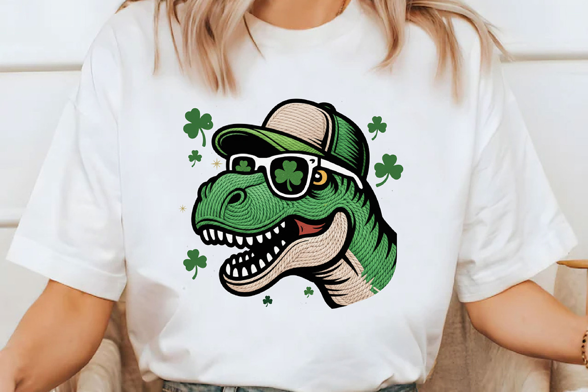 St Patrick's Day PNG,Funny Shamrock, an Illustration by Designking (Photo 2 of 4)