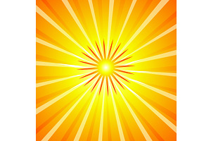 Background glow yellow orange. hand, an Illustration by Nenahliadava Design