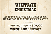 Vintage Christmas Font, a Script Font by Coco Bloom (Thumbnail 6 of 6)
