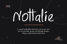 Nottalie – Casual Handwritten Font