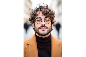 Young Italian male with curly hair, a Person Photo by Lermont51