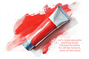 Realistic Procreate Gouache Brushes, a Brush Add-On by Cozy Brushery (Thumbnail 4 of 10)
