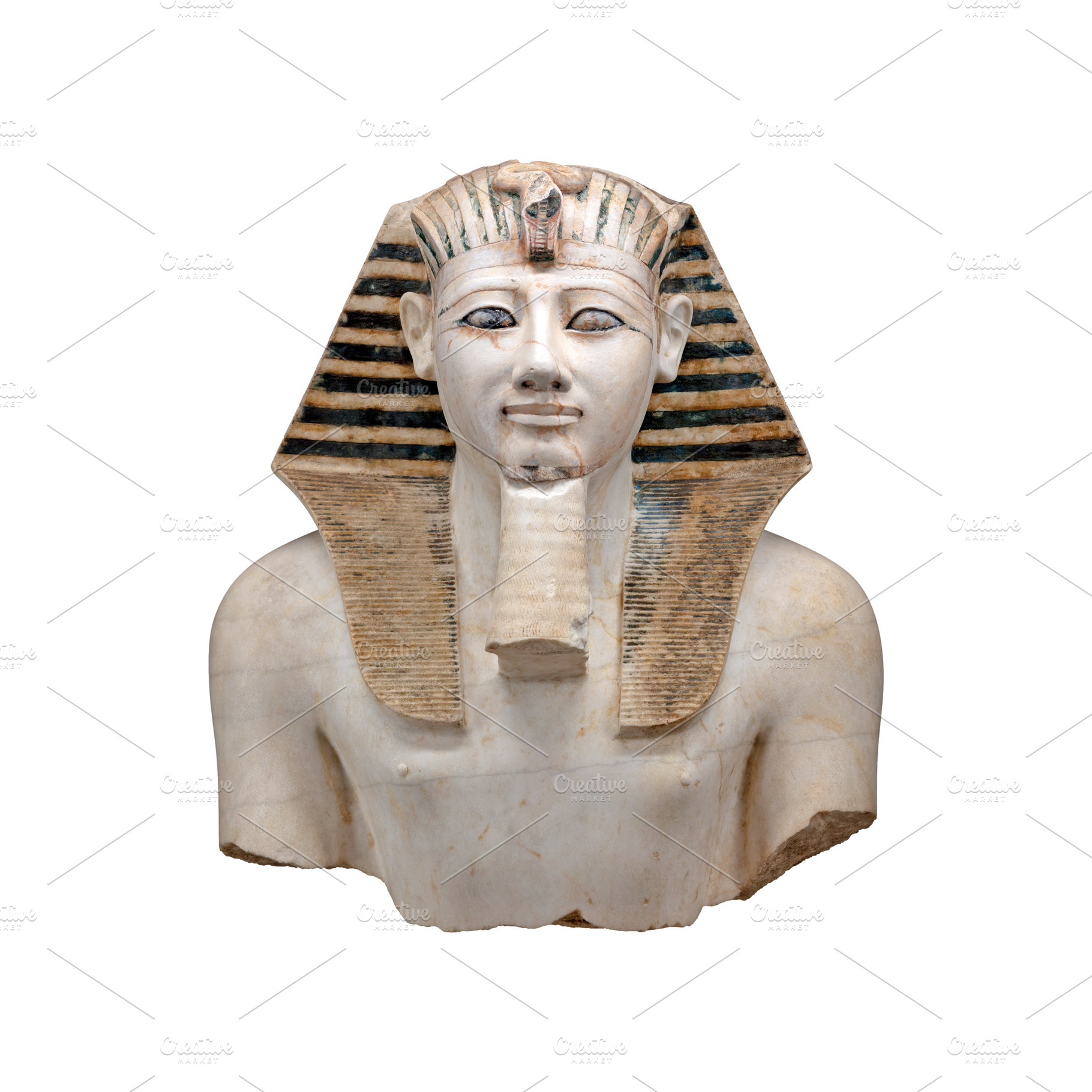 Statue of ancient Egytpiant pharaoh, an Architecture Photo by BOOCYS