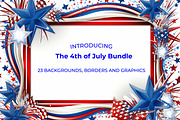 The 4th of July Bundle, a Background Graphic by karenfoleyphoto (Thumbnail 1 of 6)