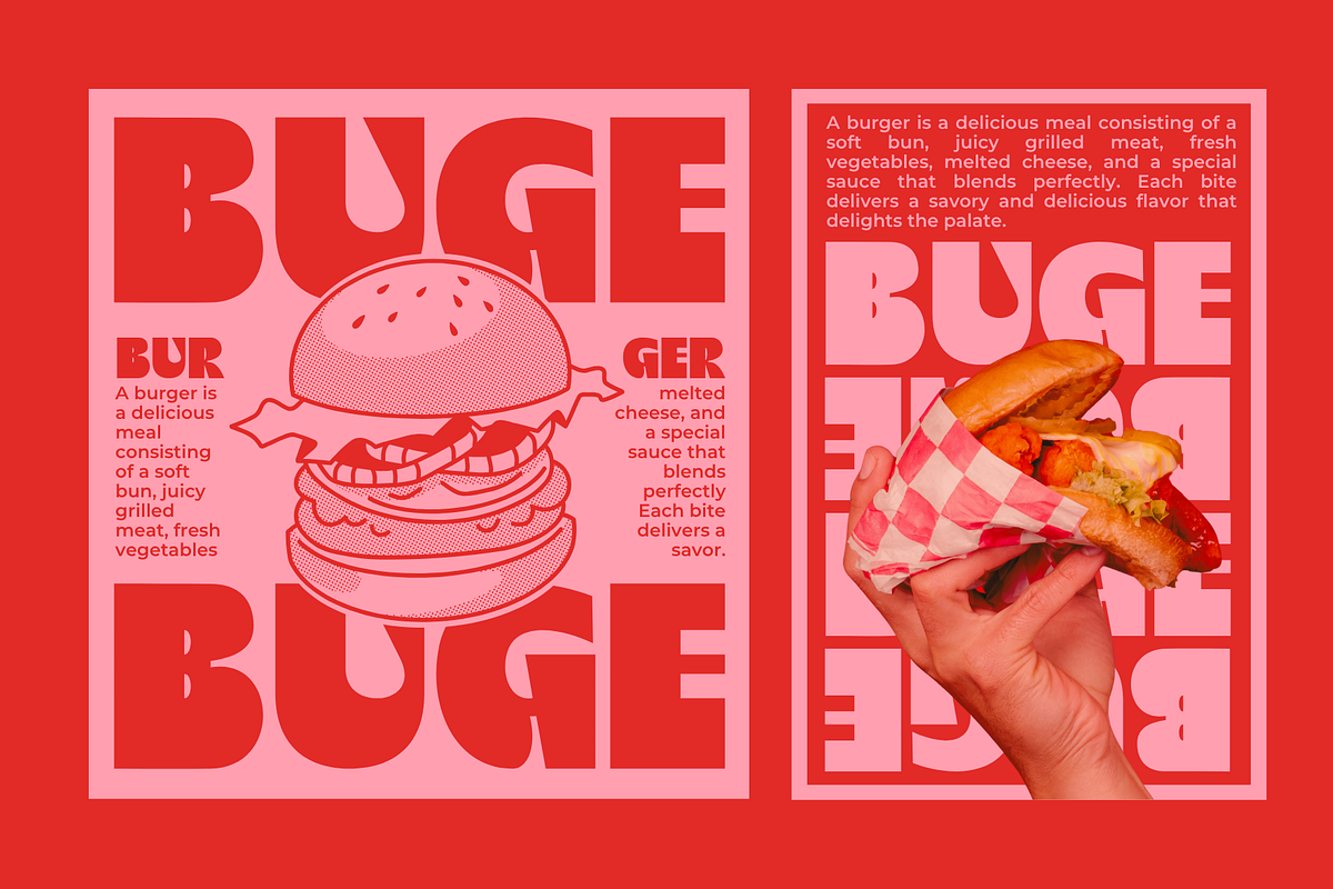 Houte–Retro Bold Decorative Display, a Sans Serif Font by MaikoHatta (Photo 8 of 8)